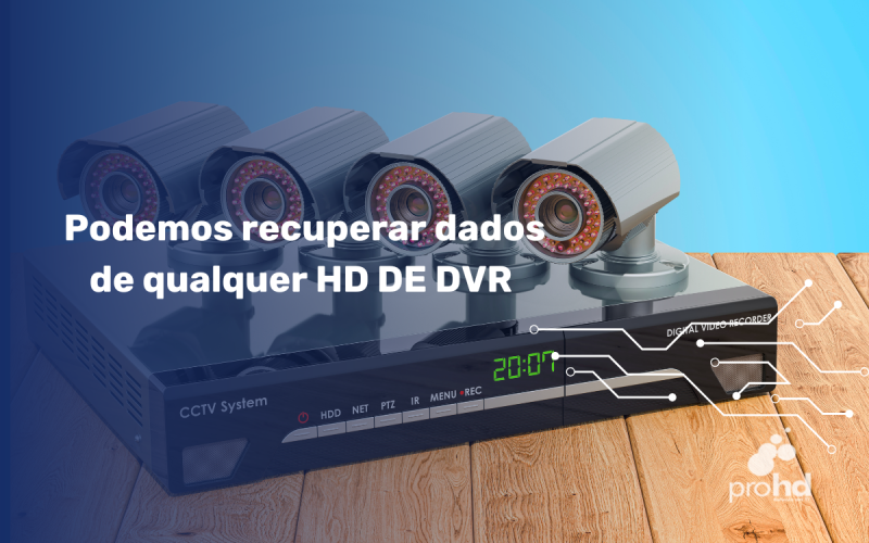 Recuperação de dados de DVR